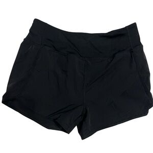 🌼 5/$25 Sale 🌼 GRADUAL Black Athletic Running Shorts M Soft Waist Zipper Pocket